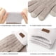 thumbnail image 5 of Guantes de lana de alpaca tejidos con pantalla táctil para mujer, otoño e invierno, cálidos, anticongelantes, forrados con vellón, gruesos y de dedos completos., 5 of 5