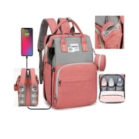 Genérico - Mochila Pañalera Multifuncional 3 En 1 Maternal