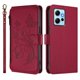thumbnail image 2 of Funda Cartera Mariposa para [Xiaomi Redmi Note 12 4G] con Soporte y Cremallera Rojo, 2 of 6