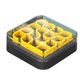 thumbnail image 2 of Mini Curve Puzzle Box Fun Intelligence Maze Brain Teaser Puzzle Para Ni?os Amarillo, 2 of 5
