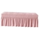 thumbnail image 1 of Funda para banco de comedor, elásticas extraíbles para sillas, de funda de asiento elástico, funda de cojín para banco para , Rosa, 1 of 5