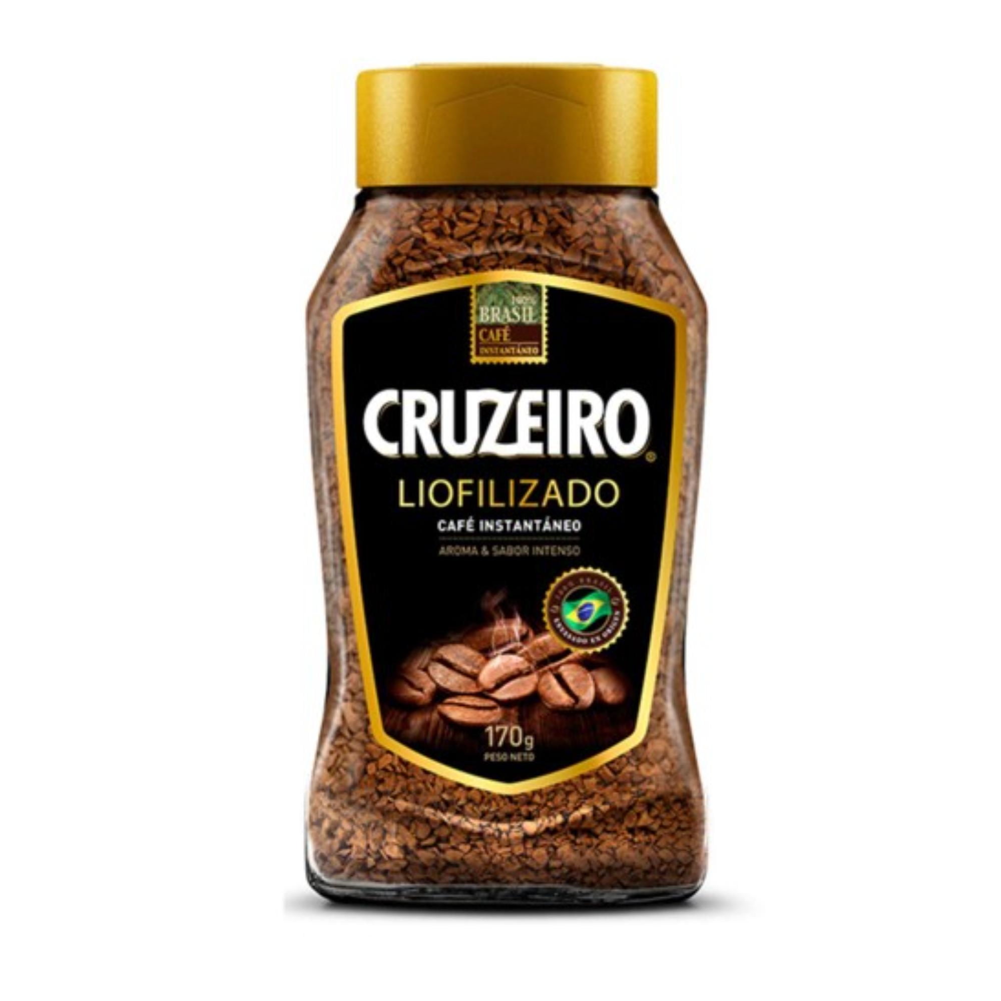 Café Instantáneo Liofilizado Frasco 170 g Cruzeiro
