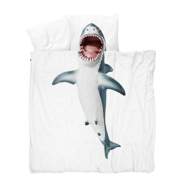 Juego de funda nórdica Snurk Shark - Full/Queen (19201Q)