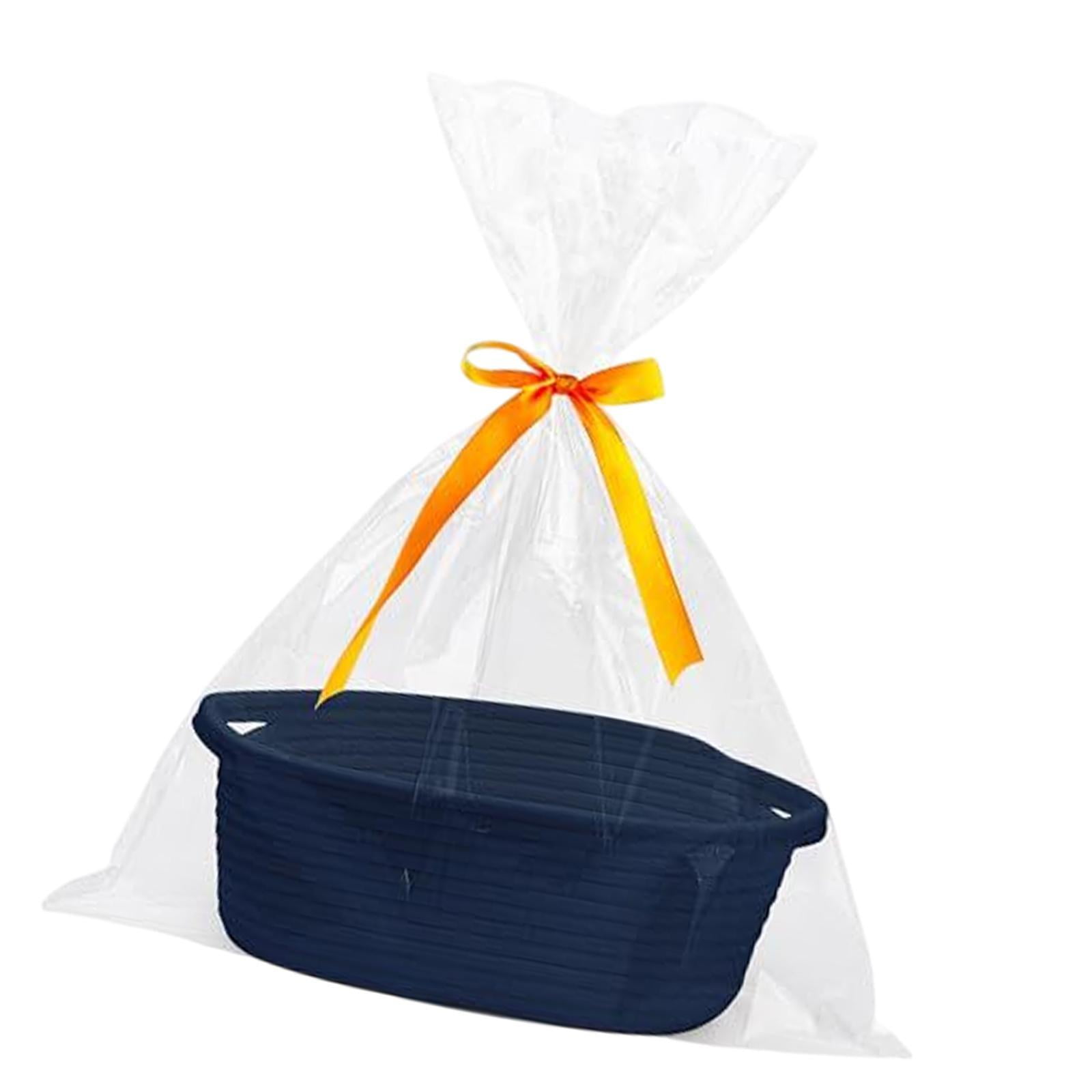 Cesta De Cuerda De Algodón Cesta De Frutas Tejida Para Control Remoto Llave Juguete Para Perros Cosméticos Azul
