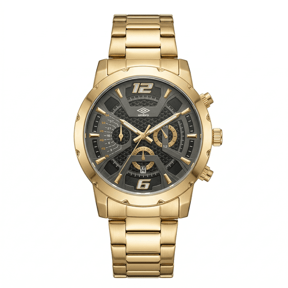 Reloj Análogo Hombre Umbro Plus Dorado UMBP-1500-79