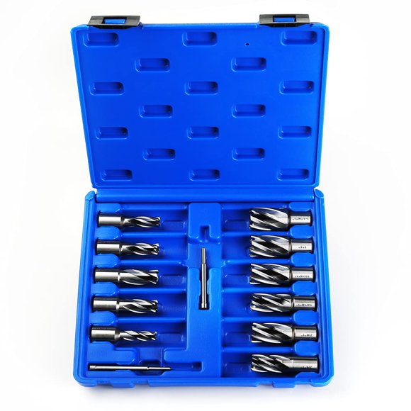 Juego de cortadores anulares OSCARBIDE de 13 piezas, profundidad 2,5 cm