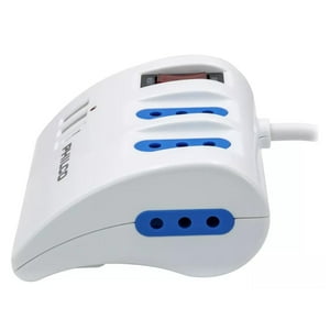 Philco - Zapatilla Alargador Extension De Escritorio Usb C Blanco