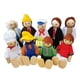 thumbnail image 1 of Mini Figura De Personas, Figura De Juego Portátil, Muñecas En Miniatura, Juego De Casa De Muñecas De Madera, 1 of 5
