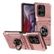 thumbnail image 2 of Para Motorola Moto G Power 2025 Funda de Teléfono con Soporte de Anillo para Dedo y Pata de Apoyo, Ranuras para Tarjetas, Resistente a Golpes de Alta Resistencia, Protectora Resistente Que Funciona, 2 of 7