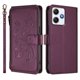 thumbnail image 2 of Funda Cartera Mariposa para [Xiaomi Redmi 12 4G/5G] con Soporte y Cremallera Violeta, 2 of 6