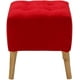 thumbnail image 3 of Pouf Alemania Rojo Amalfi 42x42x43 cm, 3 of 3