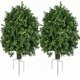 thumbnail image 1 of QIANYUN Bola Topiaria Artificial de Boj 36 cm Resistente a los Rayos UV, 1 of 5
