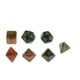 thumbnail image 4 of 7 Uds Dados Poliédricos D4 D6 D8 D10 D12 D20 Para Juegos DnD RPG Verde Naranja, 4 of 5