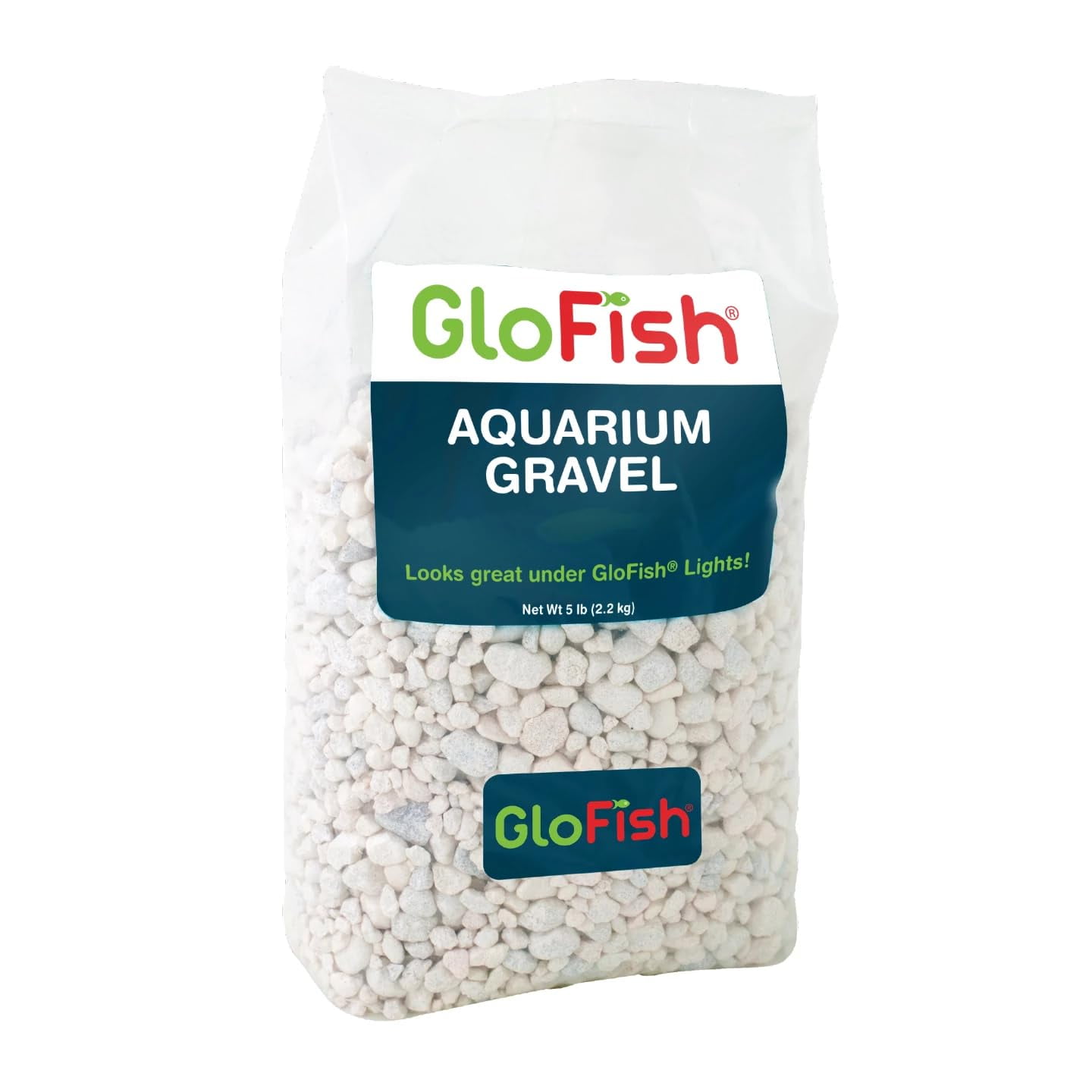 Grava para Acuario GloFish 2,2 kg Blanco 5 libras