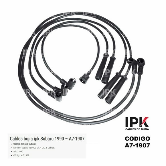 Cables De Bujía Subaru 1.8 Gl 90