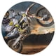thumbnail image 3 of Alfombra Redonda de Felpa Coral Desmarcar Motocross 60cm, 3 of 6