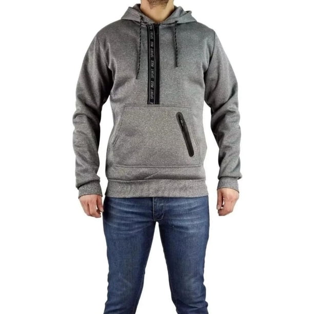 Poleron Algodón Hombre Invierno Forro Polar 014