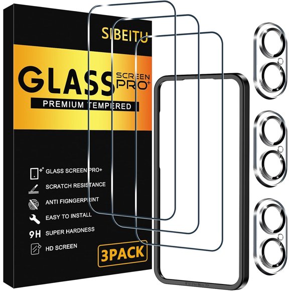Protector de Pantalla de Vidrio Templado SIBEITU 9H, 3 Piezas