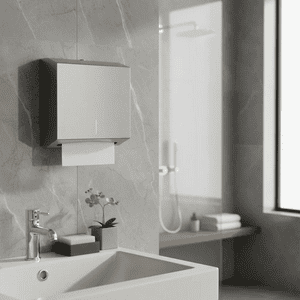 Genérico - Dispensador De Papel Interfoliado Acero Diseño Liso Corto