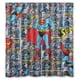 thumbnail image 1 of Cortina de ducha de baño con diseño de superhéroe Superman, con ganchos, tamaño 66 x 72 pulgadas, 1 of 3