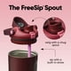 thumbnail image 2 of Botella de agua Owala FreeSip Sway con aislamiento 1.2 L Black Cherry, 2 of 8