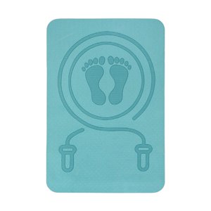 Ioensy - Estera De Cuerda Para Saltar Antideslizante A Prueba De Golpes Estera De Saltar Estera De Yoga Estera De Ejercicio Físico Azul