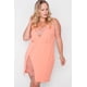 thumbnail image 1 of Vestido Mini Ajustado con Detalle de Encaje de Talla Grande, 1 of 5