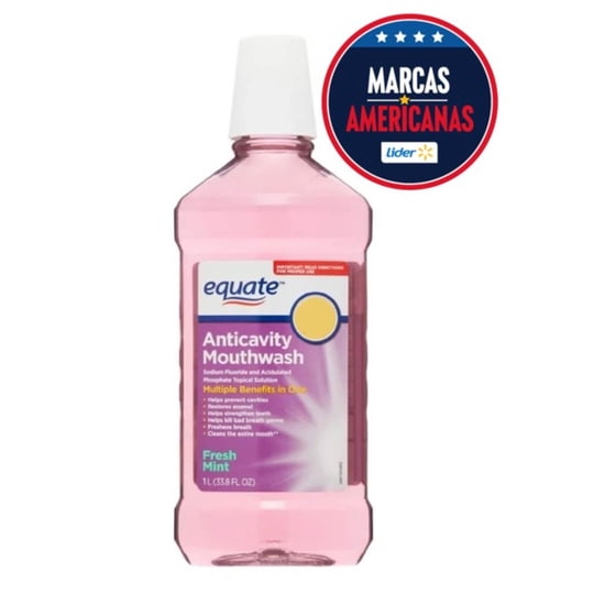 Enjuague Bucal Múltiples Beneficios 1 L Equate