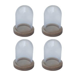 Bothyi - Glass Cloche Dome Diy Bell Jar Vitrina Para Boda Día De San Valentín Hogar Amarillo