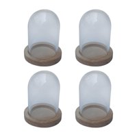 Bothyi - Glass Cloche Dome Diy Bell Jar Vitrina Para Boda Día De San Valentín Hogar Amarillo