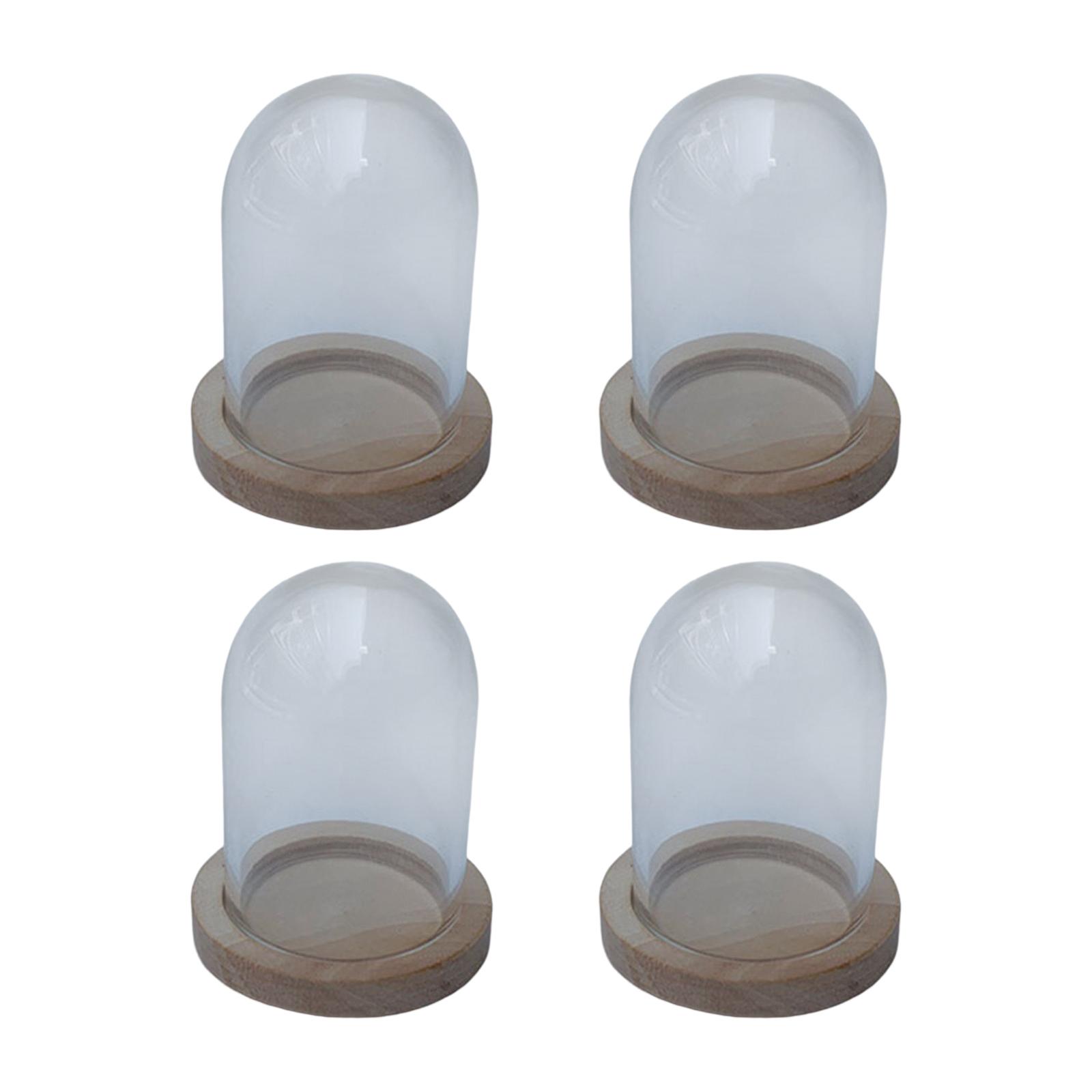 Bothyi - Glass Cloche Dome Diy Bell Jar Vitrina Para Boda Día De San Valentín Hogar Amarillo