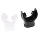 thumbnail image 4 of 2 piezas de silicona buceo snorkel boquilla regulador de buceo con empate, 4 of 4