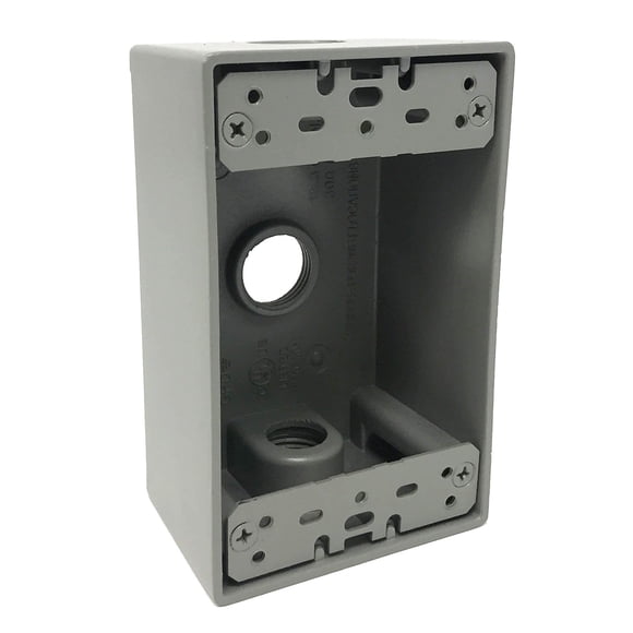 Caja eléctrica exterior rectangular a prueba de intemperie