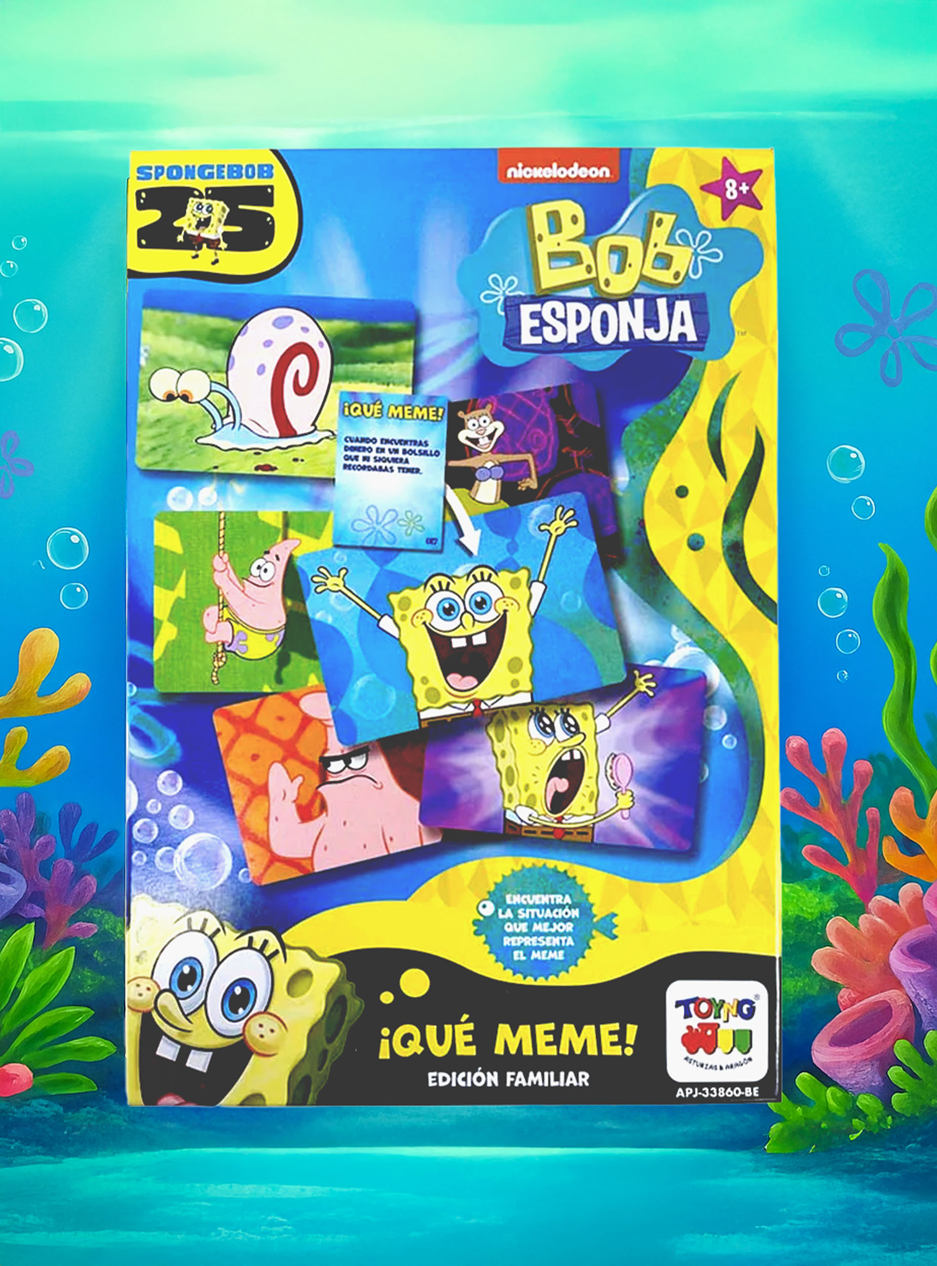 Toyng - Juego De Mesa Que Meme - Bob Esponja