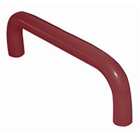 Tirador Plástico Brasil 96Mm Rojo Con Tornillos 80 Un Dvp