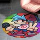 thumbnail image 4 of Alfombra Redonda Desmarcar Viernes De Funkin 60cm, 4 of 6
