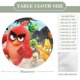 thumbnail image 2 of Angry Birds 2-theme Fitted Round Tablecloths Elastic Edged Table Covers Waterproof Table Cloth for Kitchen Holiday Party Tables Decor 150cm, 2 of 6