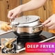 thumbnail image 5 of Freidora de tempura japonesa con termómetro y asa de tacto frío | Olla de acero inoxidable con filtro de aceite extraíble para cocina y hogar, 5 of 7