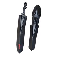 Magideal - Juego De Guardabarros Delantero Y Trasero De Bicicleta Guardabarros De Bicicleta Fácil Instalación Guardabarros De Rueda Delantera Y Trasera De Bicicl Hebilla De Plástico