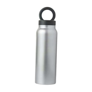 Genérico - Botella De Agua Con Aislamiento Al Vacío De Acero Inoxidable Con Soporte Para Teléfono Para El Hogar, Color Plateado