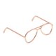 thumbnail image 4 of Marco De Gafas De Aleación A Escala 1/6 Para Figuras De Acción Femeninas Y Masculinas De 12" Oro Rosa, 4 of 5