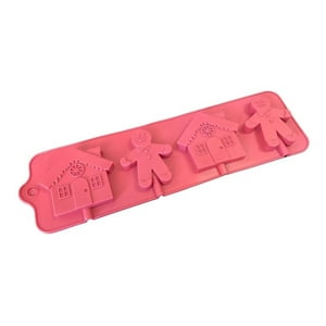 Genérico - Moldes De Chocolate Molde Chocolate Silicona Casa Jengibre 4