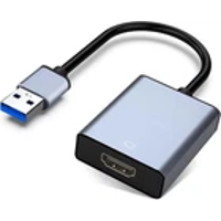 Genérica - Adaptador Usb Macho A Hdmi Hembra Sin Cable 1080P Full Hd Pa