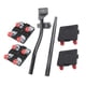 thumbnail image 4 of Herramientas para mover muebles Electrodomésticos Rodillo Portátil Fácil de usar Mudanzas con ruedas para armarios Refrigeradores Mudanza Sofás Cama, 4 of 4