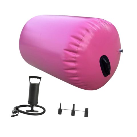 Magideal - Rodillo De Aire Para Gimnasia Con Bomba De Aire, Entrenador De Saltos De Manos Hacia Atrás, Rodillo Inflable Para Acrobacias, Coordinación Corporal Y 0.6Mx0.8M