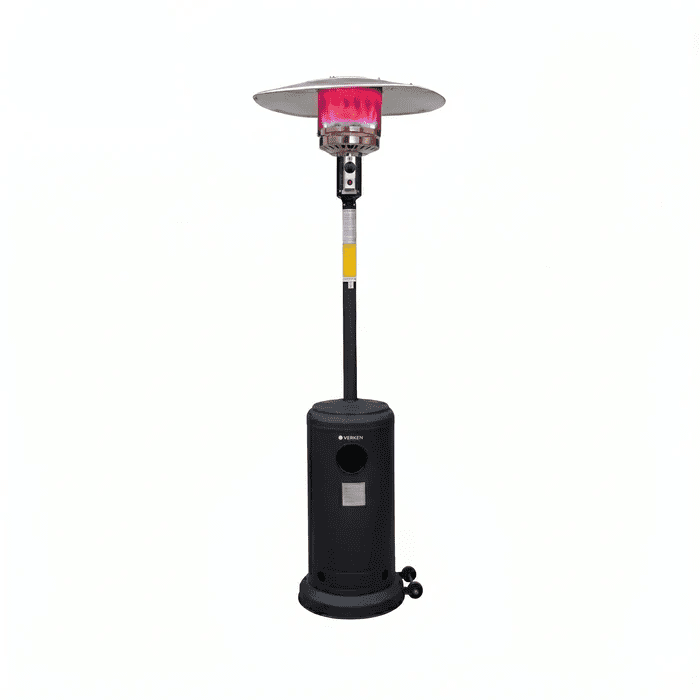 Estufa De Exterior A Gas Svart Pro Negro | Calefactor Para Terrazas Y Patios - Verken