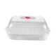 thumbnail image 1 of Microondas Vaporizador Recipiente Tapa Cocina Comida Material Pp para Preparar Platos Rápidos y Fáciles Adecuado para Hogar Oficina Departamento Dormi, 1 of 5