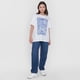 thumbnail image 4 of Polera Mujer Estampada Blanco/Celeste Corona, 4 of 5