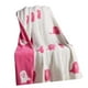 thumbnail image 2 of Manta de Felpa de Halloween, Ligera, Manta de Aire Acondicionado, Tamaño Grande, Rosa, 2 of 3