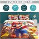 thumbnail image 5 of Super Mario 3-Piece Comforter Set for Bedroom Super Mario Bedding Set for Kids Adults Soft Microfiber Duvet Cover Set with Zipper Closure, 5 of 5
